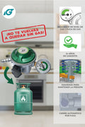 REGULADOR DE GAS CON MANOMETRO