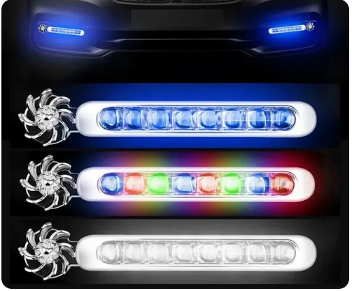 LUCES LED EOLICAS PARA AUTOS